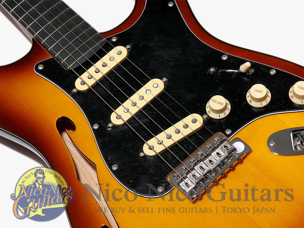 Fender USA Suona Thinline Stratocaster Limited Edition Violin Burst Used