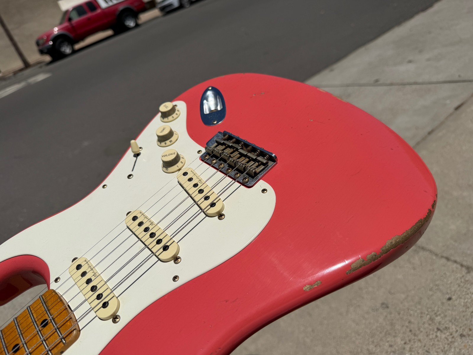 Fender Custom Shop Masterbuilt Todd Krause 56 Relic Stratocaster Fiesta Red