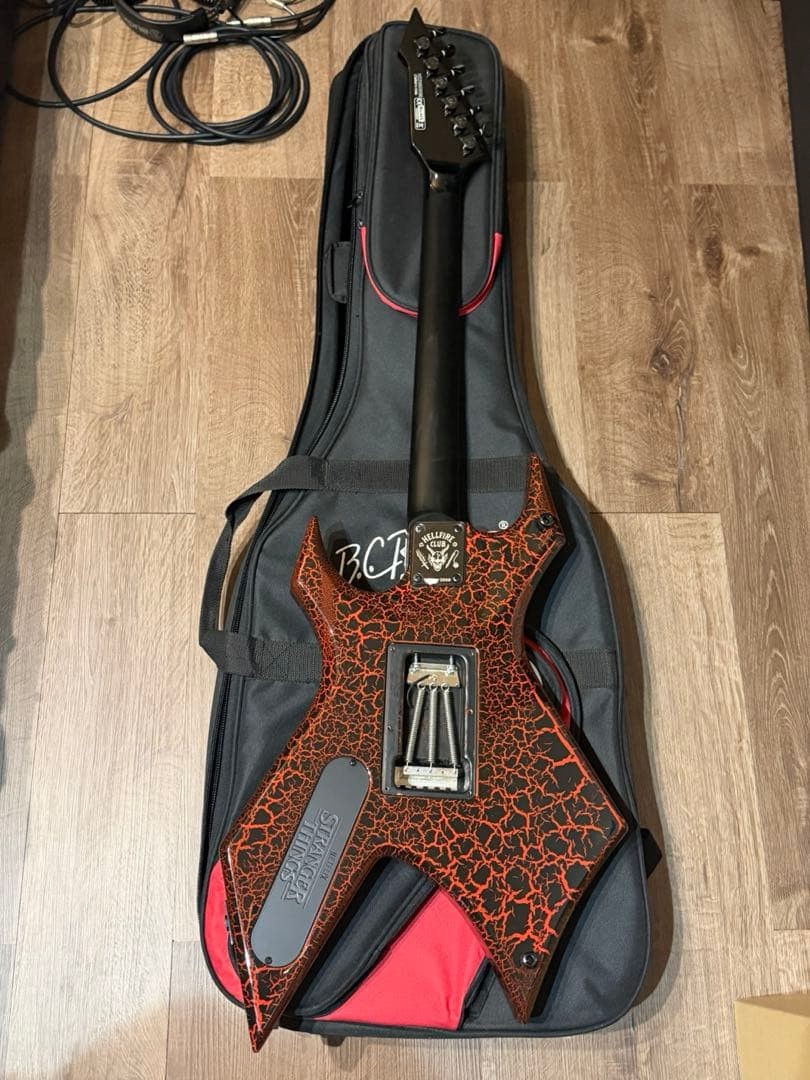 B.C. Rich Warlock Stranger Things Eddie Munson Model Limited to 2000 #069