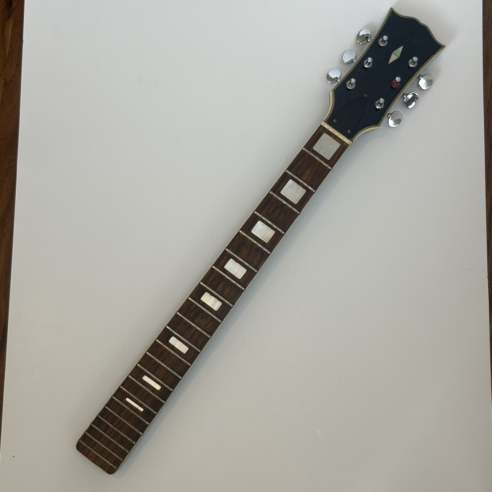 Vintage 1980s Korean Les Paul Copy Mahogany Bolt On Neck Loaded W Orig Tuners