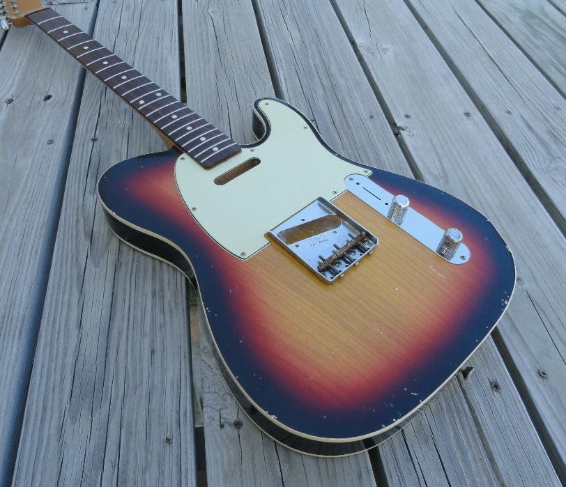MJT Official Custom Order Aged Bound Ash Body USACG Neck & Hardware Mark Jenny
