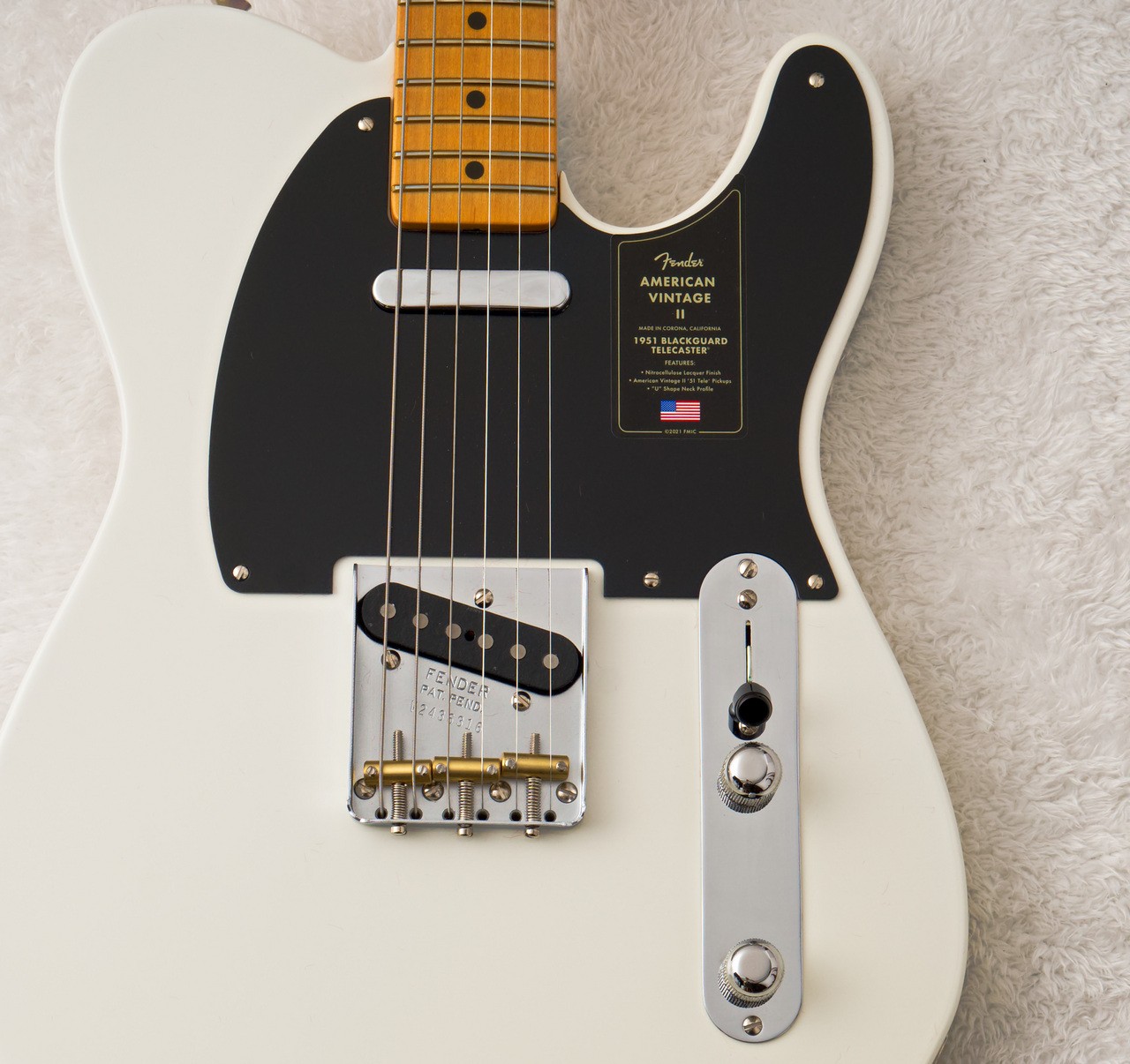 Fender LIMITED AMERICAN VINTAGE 1951 TELECASTER PROTO WHT 3.66kg #GGdta