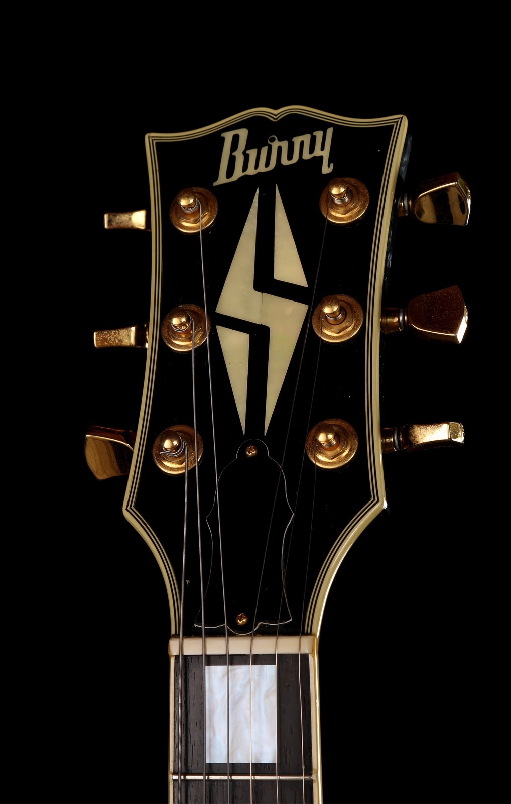 Burny RLC-105X Pata Les Paul Custom Ebony w/Sustainer System