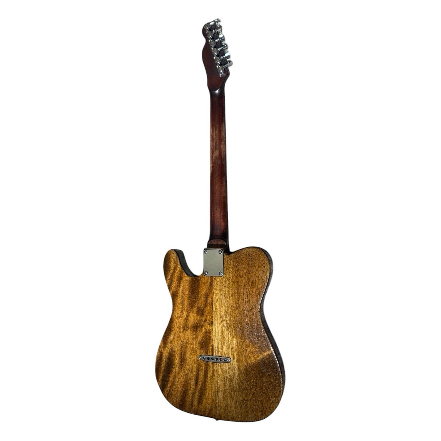 Custom T-Style Electric Guitar Satin Brown DiMarzio Artec Guyker Tuners