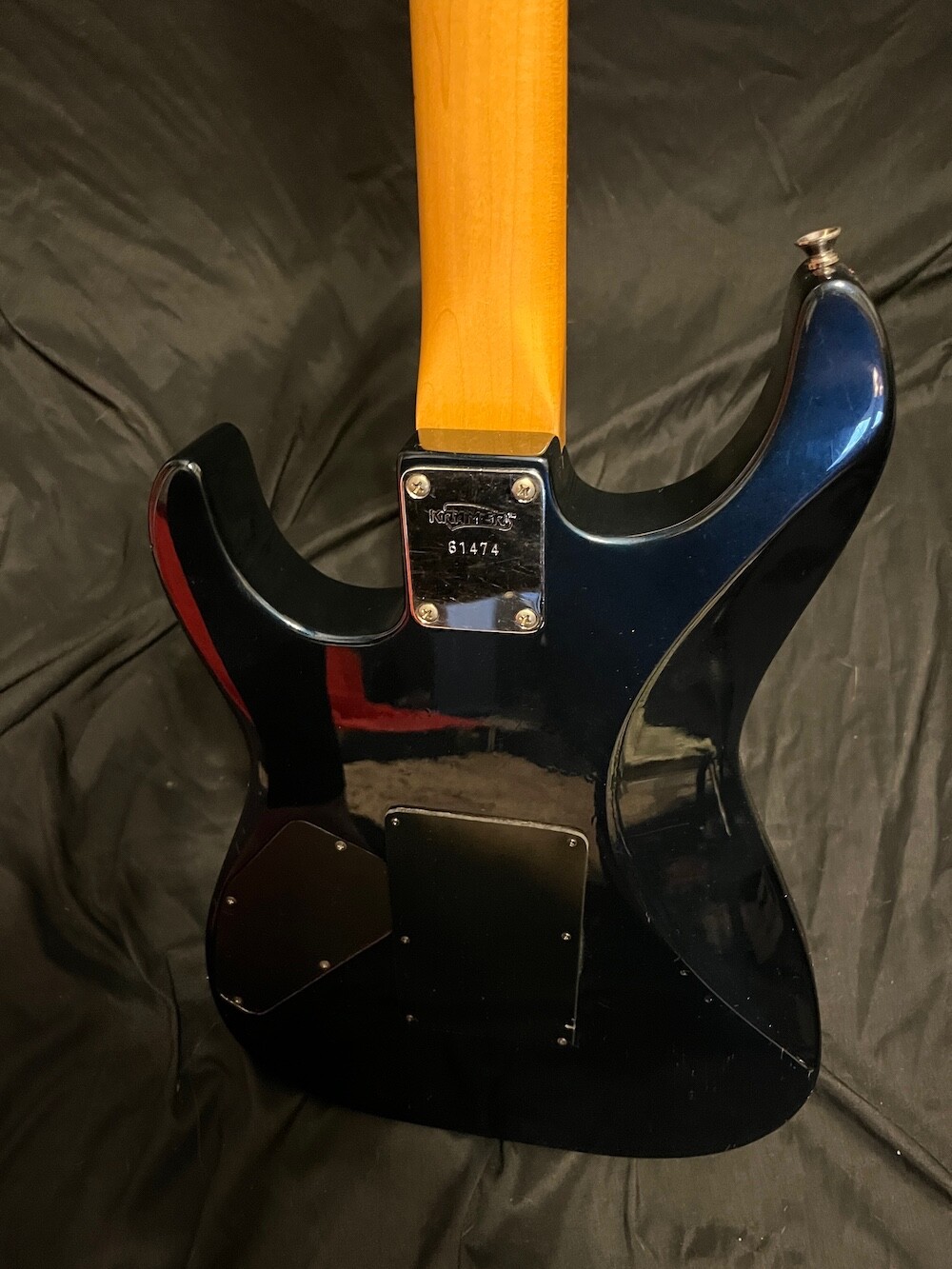 Vintage Kramer JK Guitar Blue H/S/S Floyd Rose W/Case