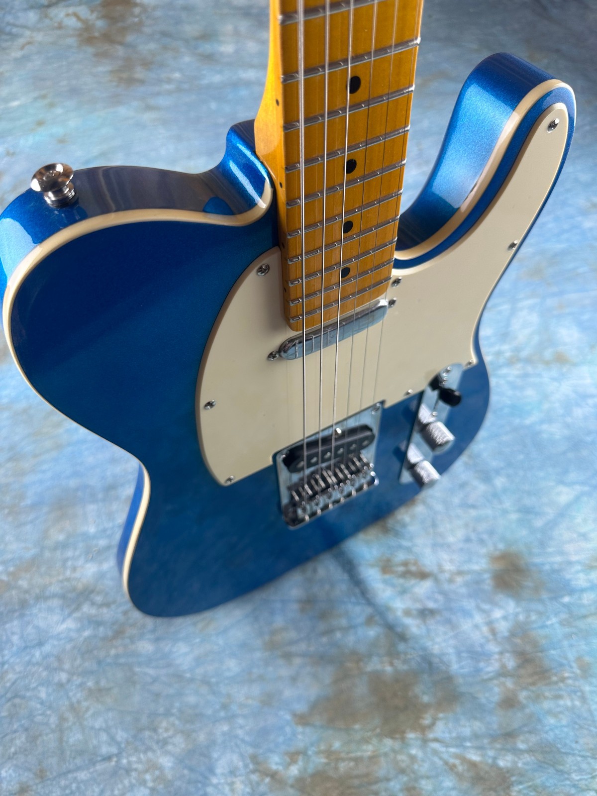TL electric guitar/blue/imported alder guitar body/Canadian maple fingerboard