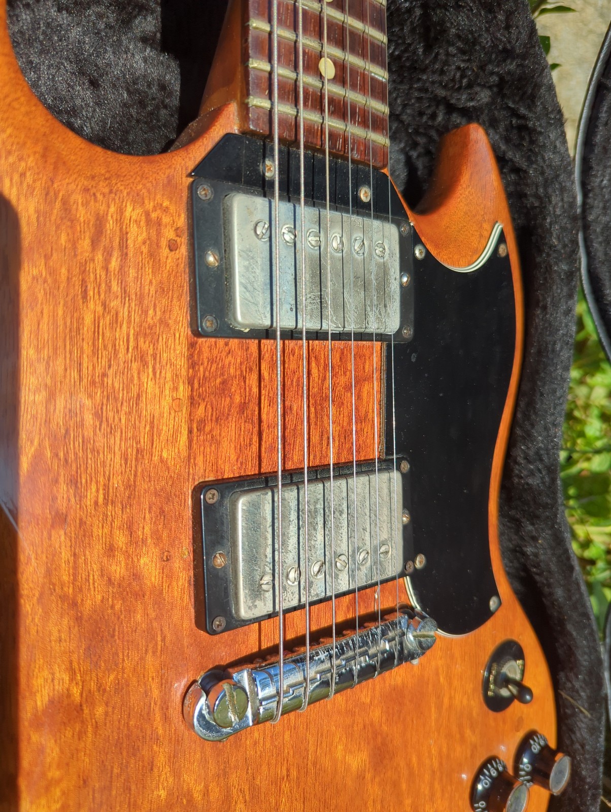 Vintage 1963 Gibson SG Junior Modified to Humbuckers Original