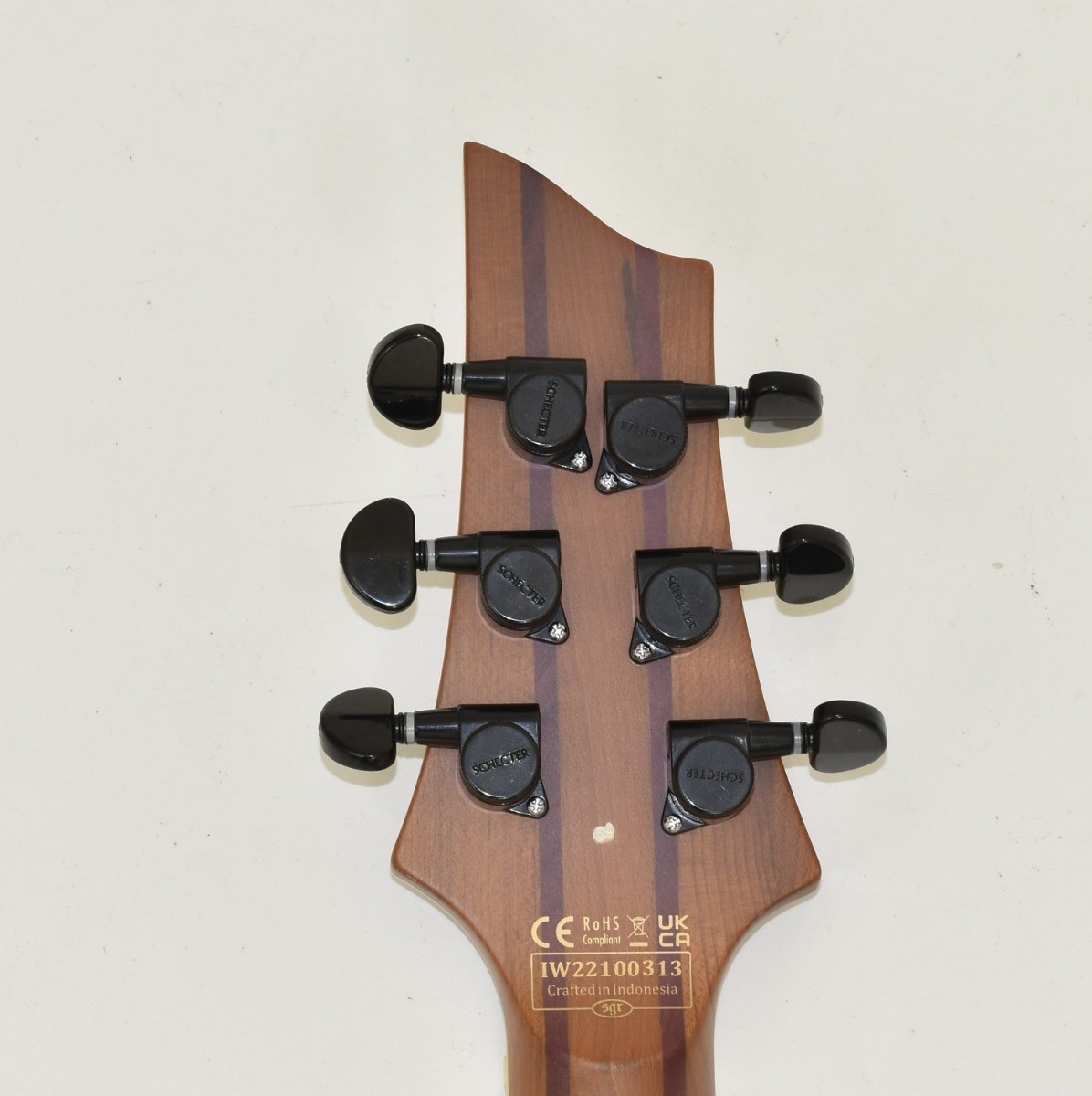 Schecter C-1 Exotic Spalted Maple Guitar Natural B-Stock 0313