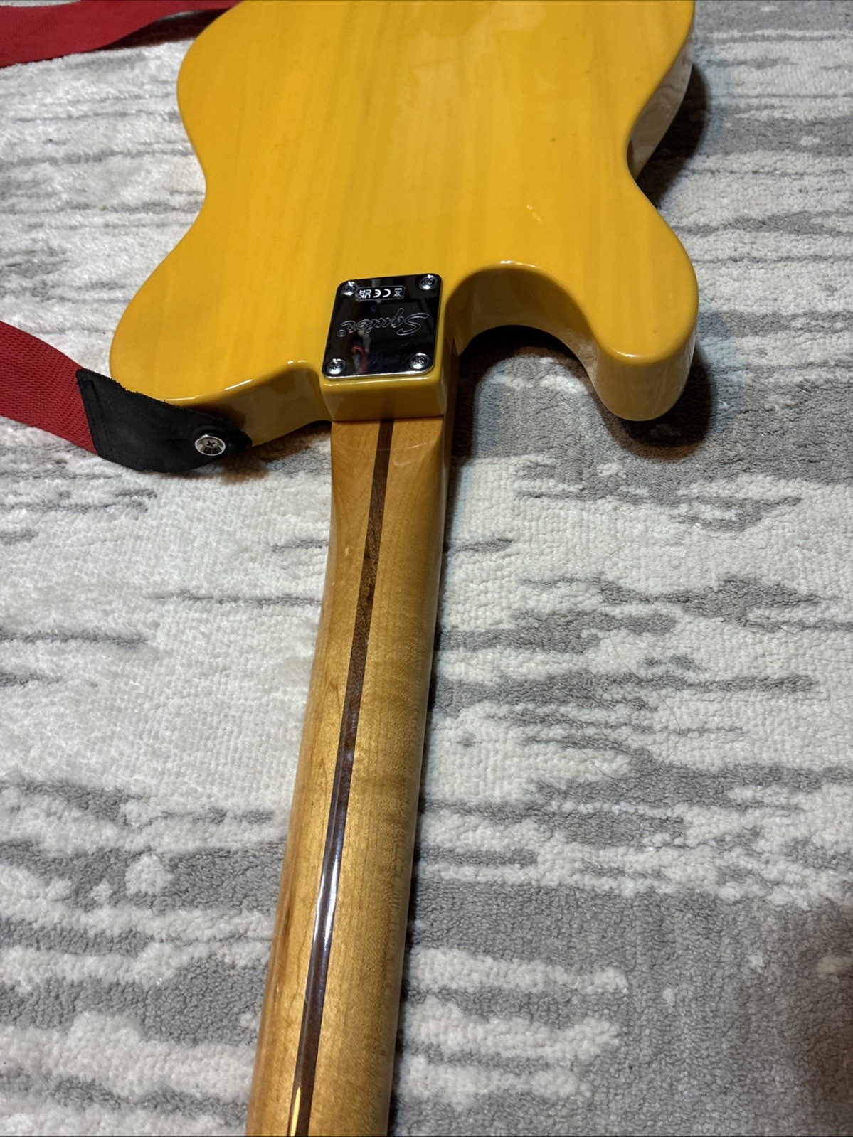 Squier Series Tele Butterscotch Blonde Mexican Tele Neck W/ Vintage Style Fender