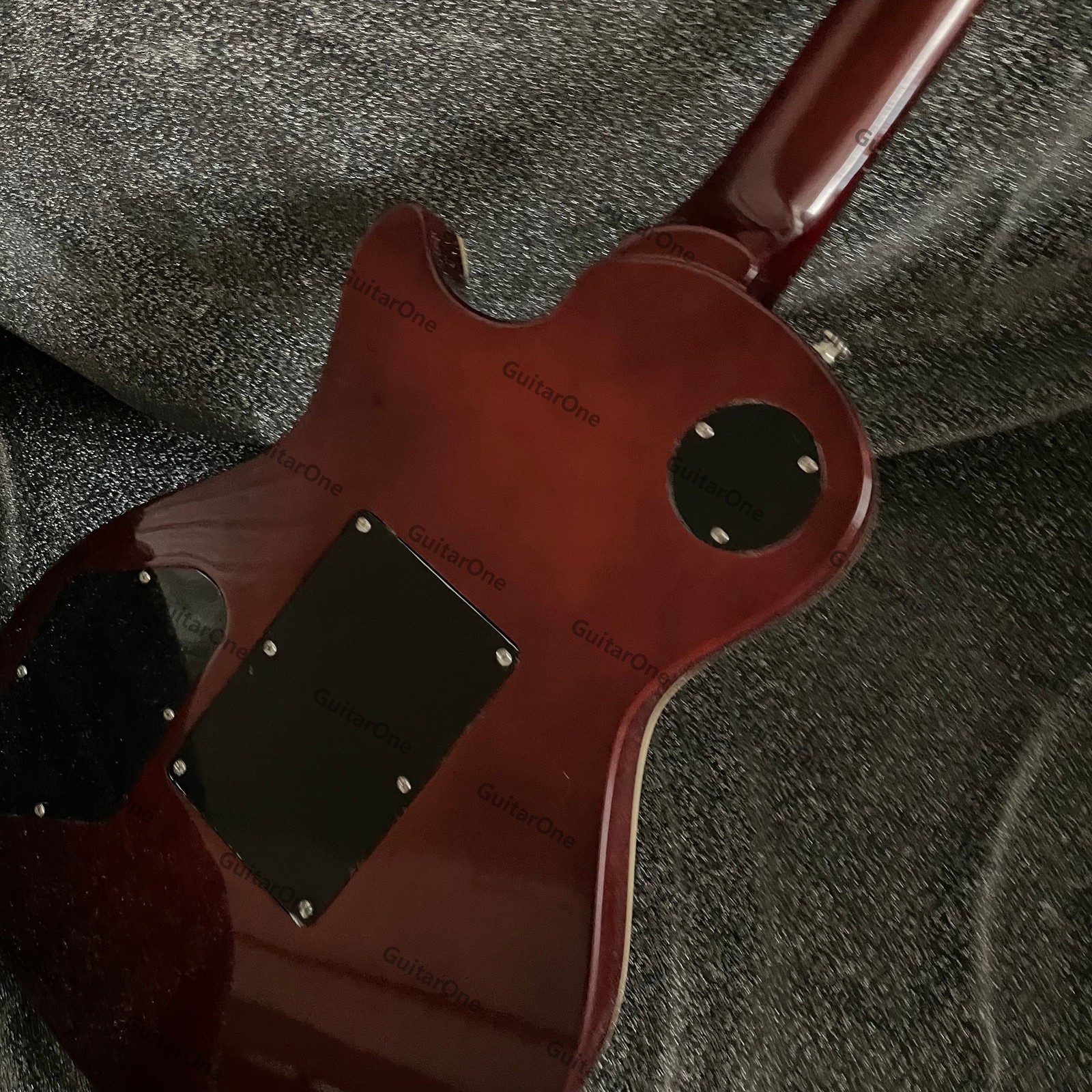 Solid Electric Guitar H-H Pickups Fingered Maple Tobacco Sunburst Chrome HW