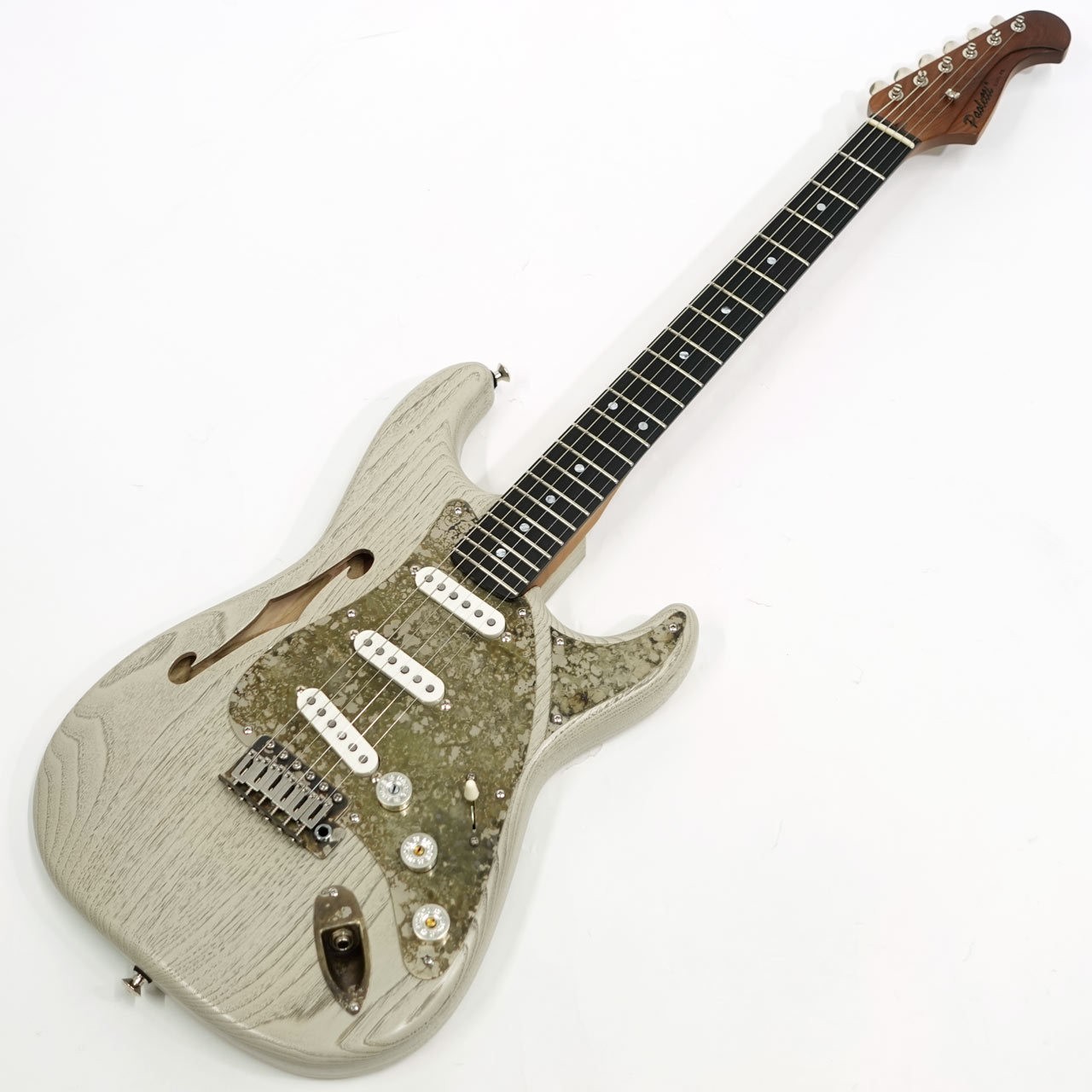 Paoletti Alfa Lounge SSS Electric Guitar with Vintage Wine Barrel Body Used