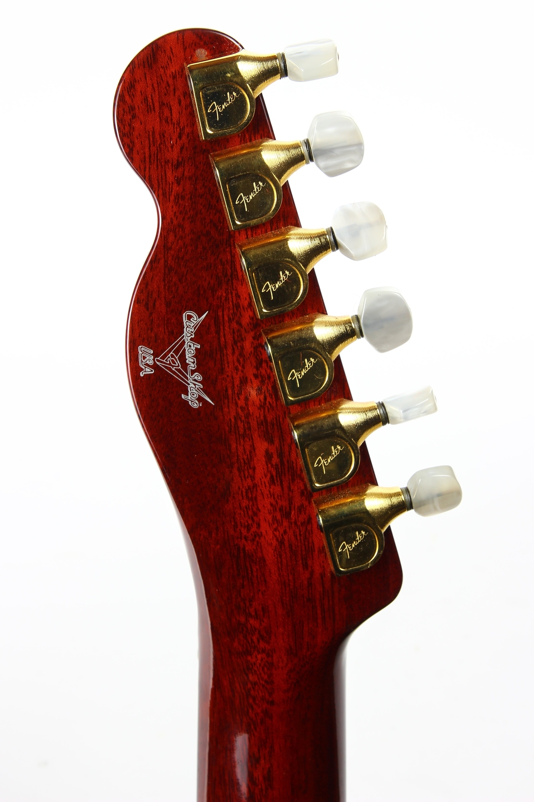 1992 Fender Custom Shop Set Neck Country Artist Telecaster QUILT Sunset Orange T
