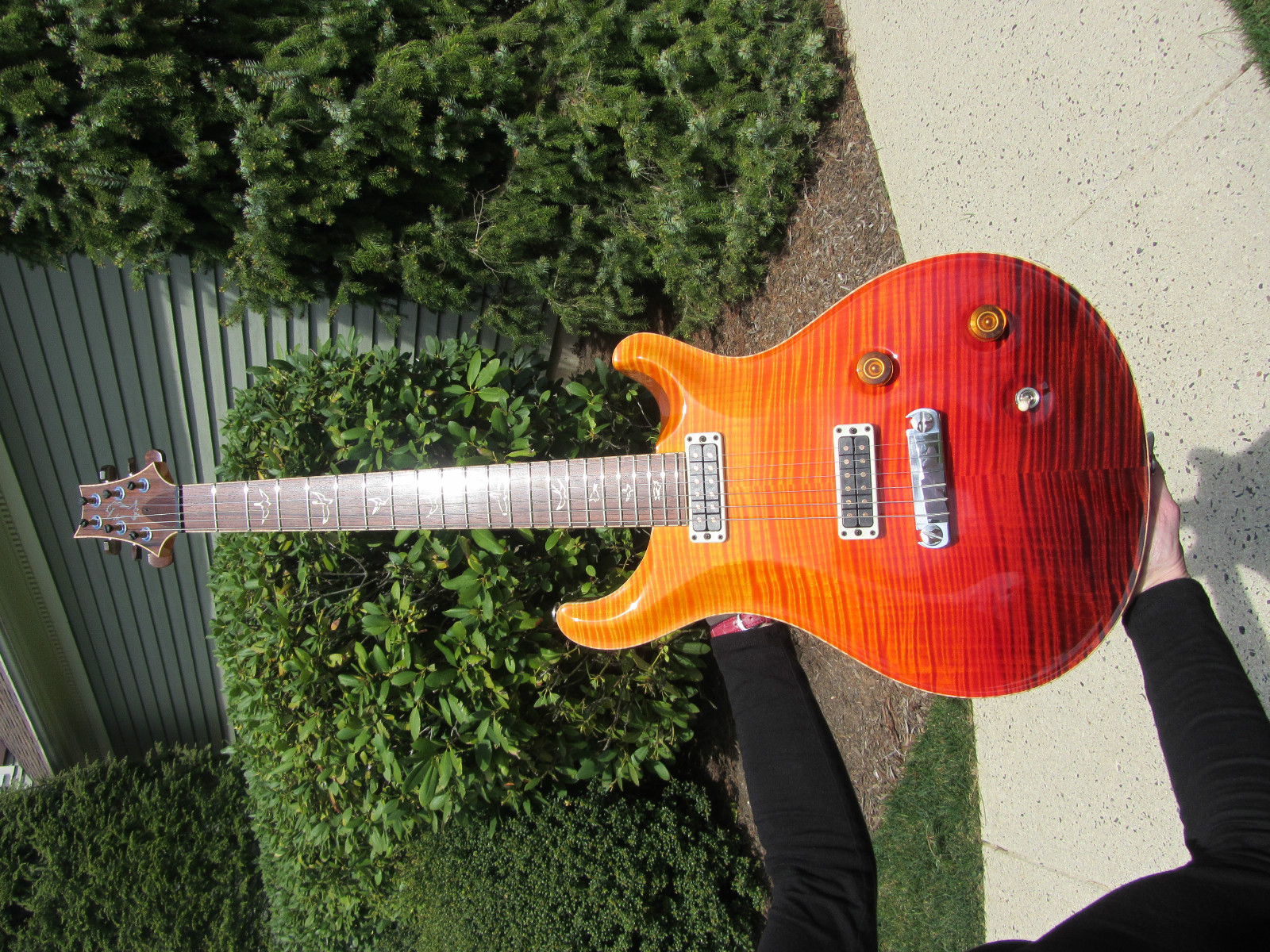 Prs Private Stock McCarty Narrowfield Pickups Tequila Sunrise Madagascar RW 2010
