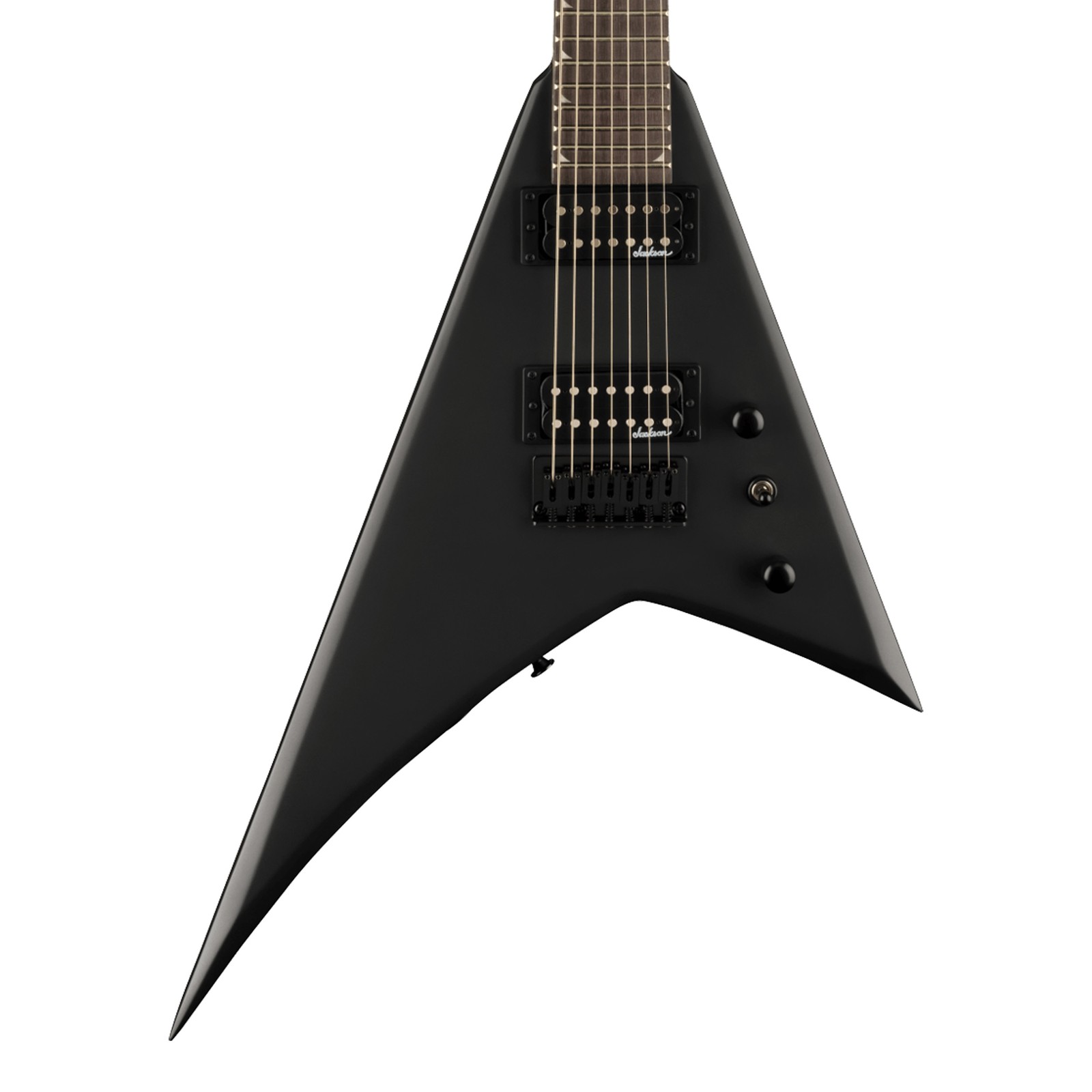 Jackson JS Series Rhoads JS22-7 RR HT 7-String Guitar – Satin Black