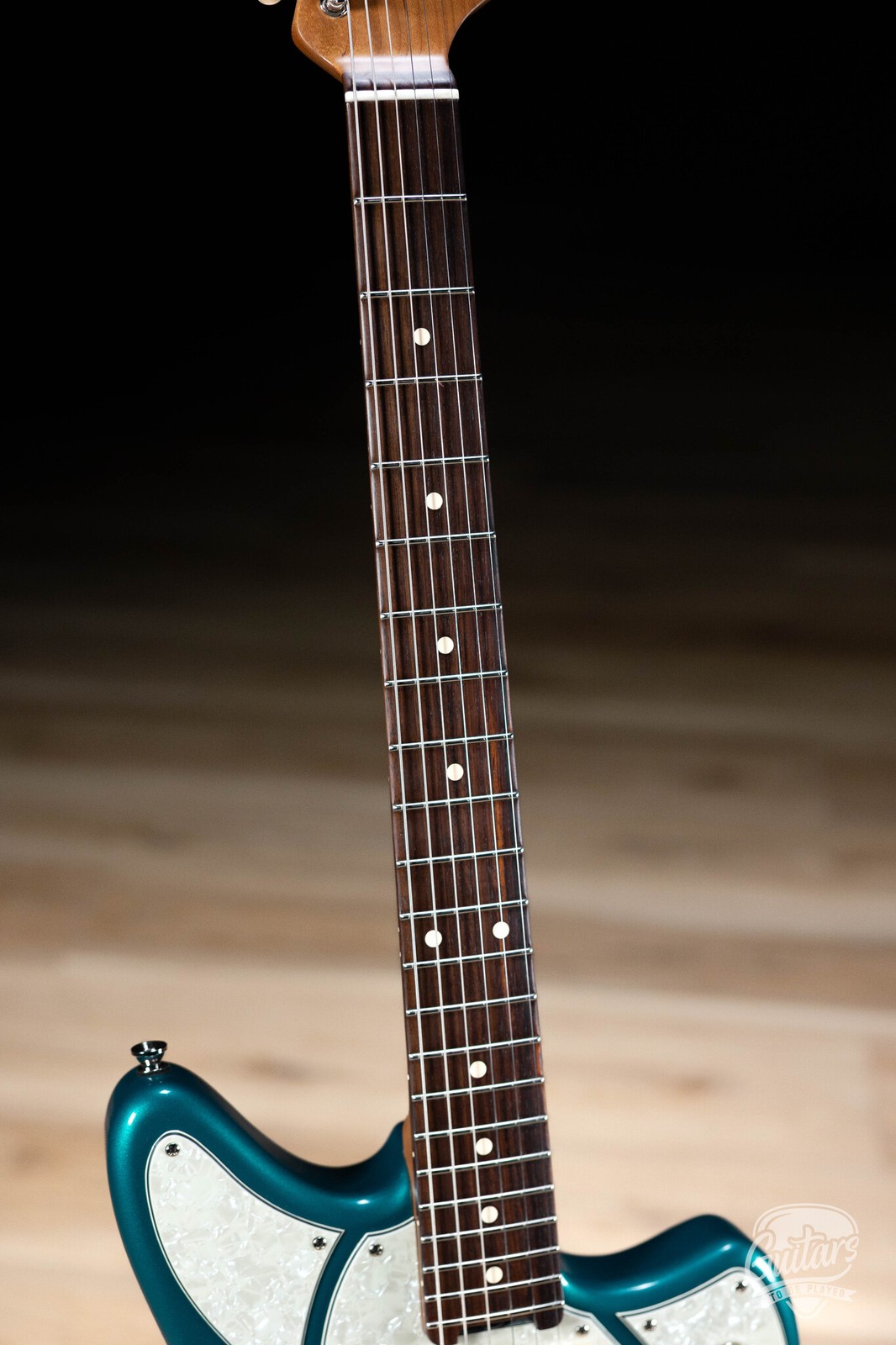 Veritas Riverton Bigsby Guitar w/ PoleCats P-90s & RW Fretboard –Ocean Turquoise