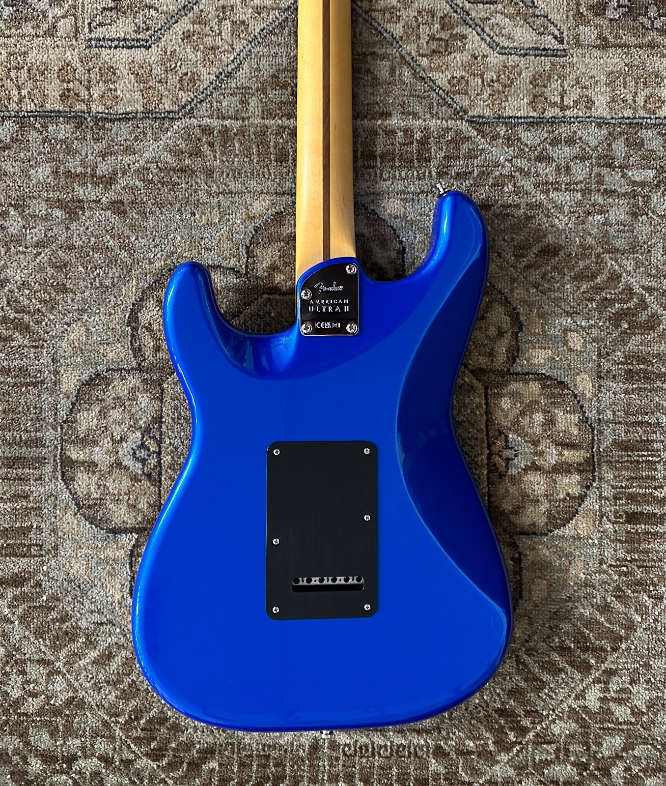 Fender American Ultra II Stratocaster in Noble Blue w/ Hard Case & Free Setup