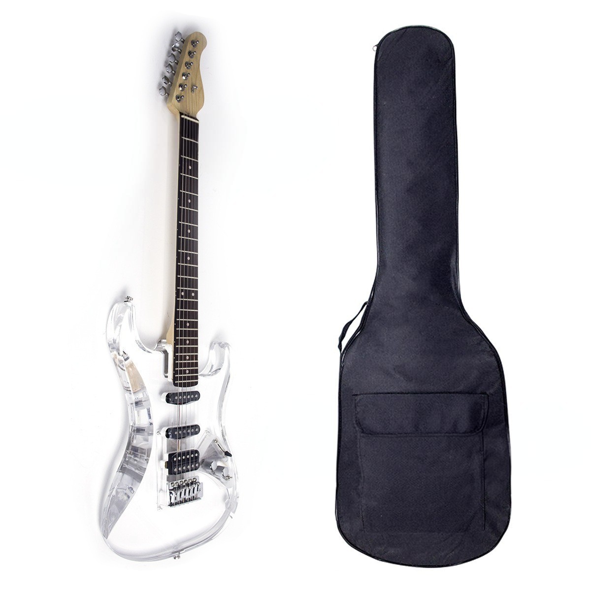 Single Coil -Single Coil-Humbucker Crystal Electric Guitar