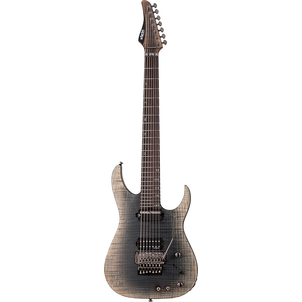 Schecter Guitar Research Banshee Mach FR S 7String Guitar FalloutBurst