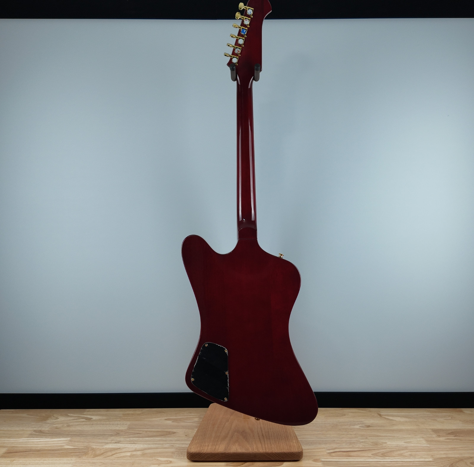 Firebird Style Burgundy Electric Guitar