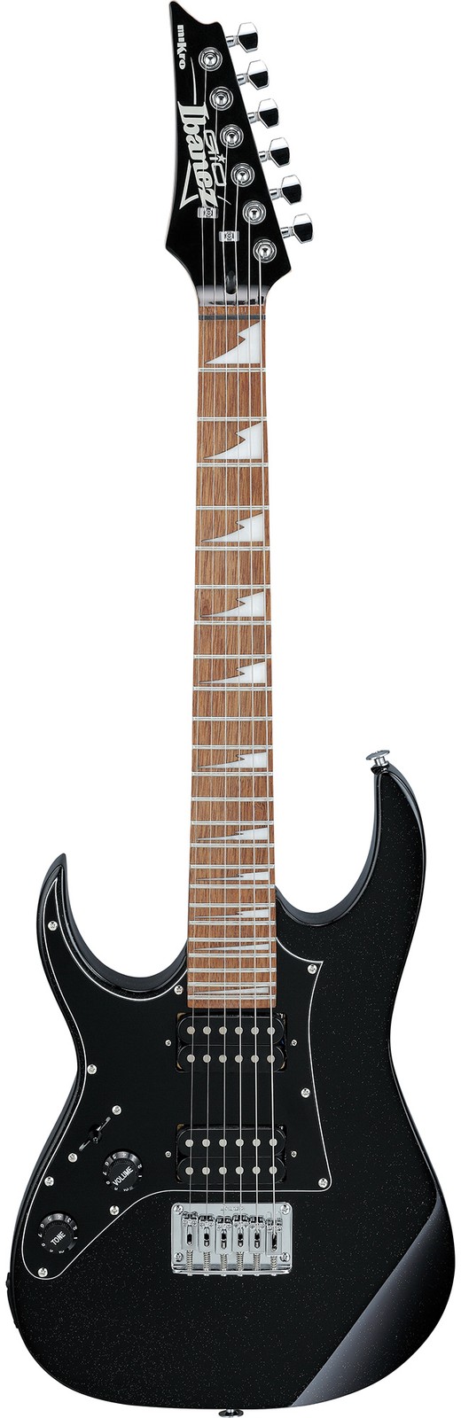 Ibanez GRGM21L RG Gio miKro Short-Scale Electric Guitar, Left Handed – Black Nig