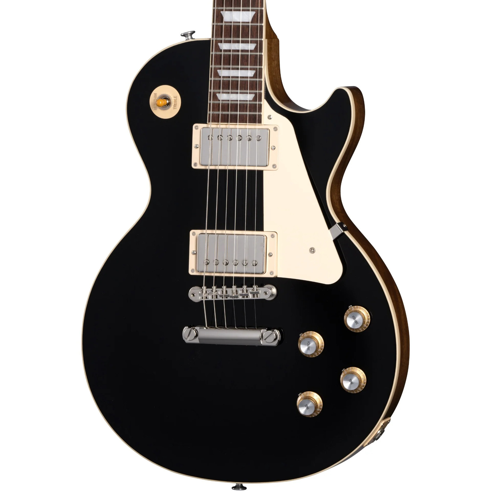Gibson Les Paul Standard 60s Plain Top Electric Guitar – Ebony Top