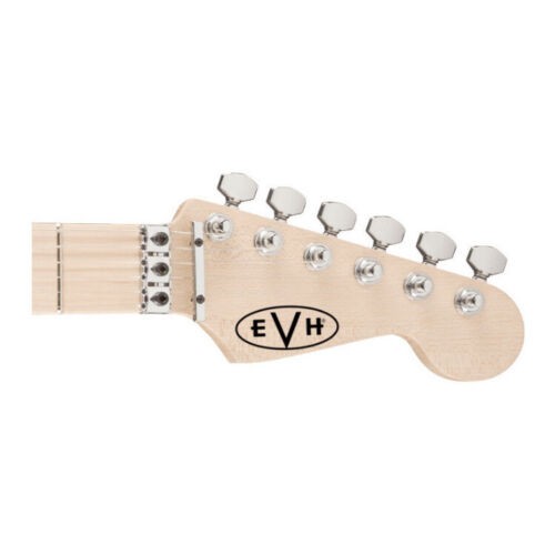 EVH Striped Series 6 String Electric Guitar Black with Yellow Stripes GRADE A