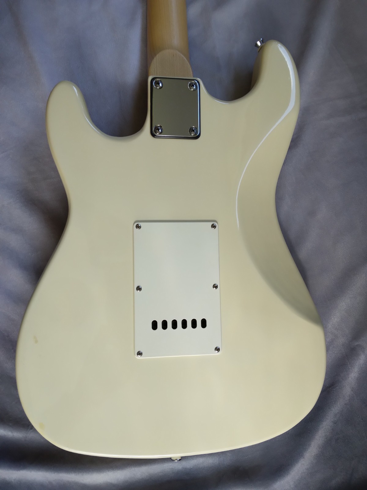 Unbranded Stratocaster Clone Electric Guitar Ivory Color
