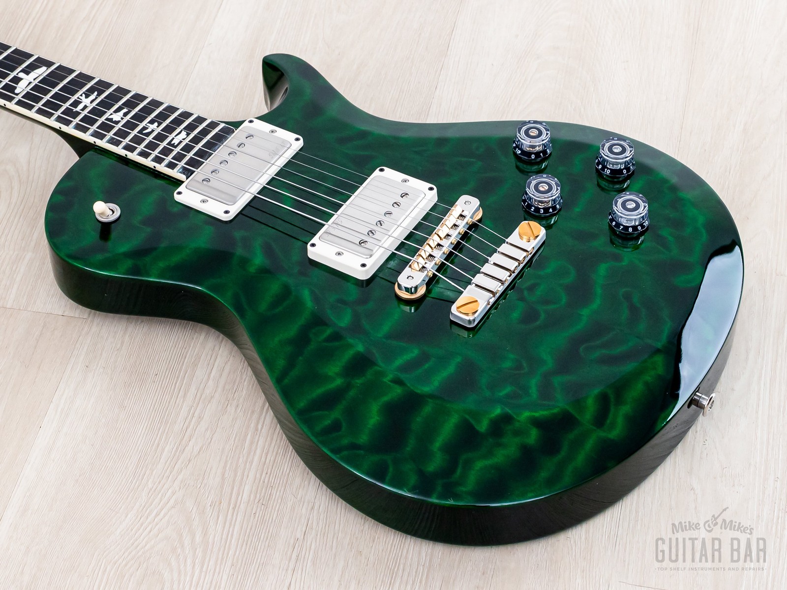 Paul Reed Smith S2 Wood Library McCarty 594 Singlecut Emerald w/ Ebony Board