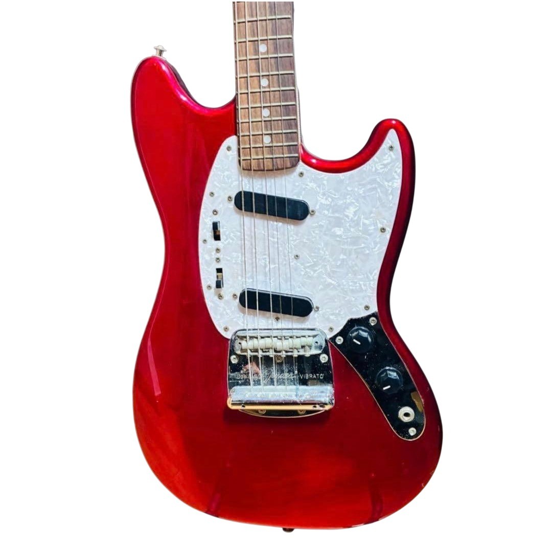 Fender Japan Mustang MG69 CAR T-Serial Vintage Reissue MIJ Working Tested JAPAN