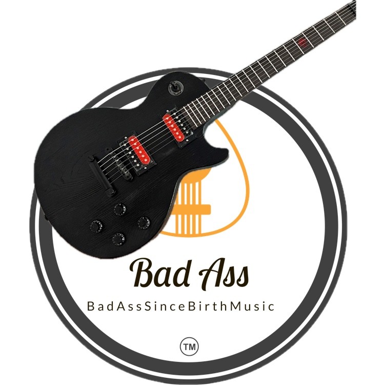 BadAss Electric Styled after Vudu | Black | Swamp Ash Body |