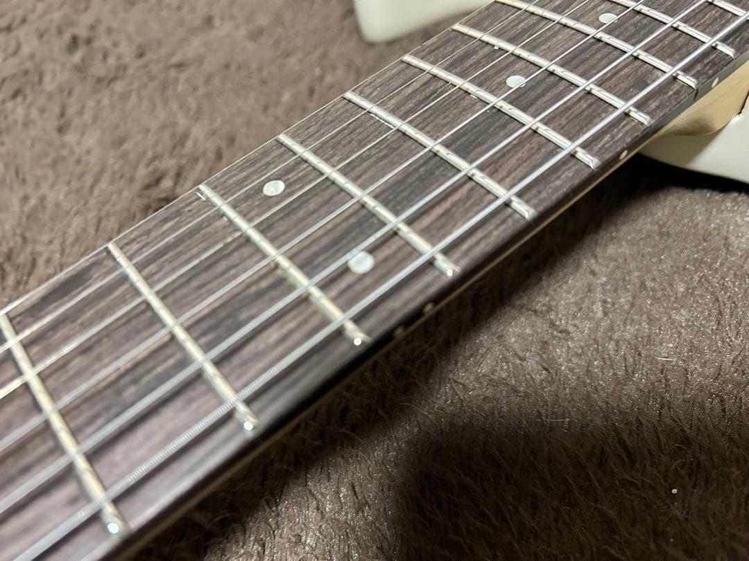 Aria Pro II Aria Pro MAC series Pearl White Electric Guitar Used From Japan