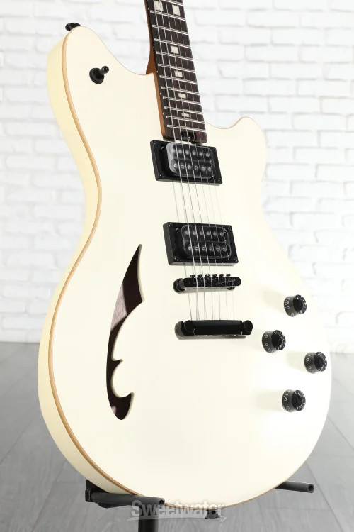 EVH SA-126 Standard Semi-hollowbody Electric Guitar – Vintage White