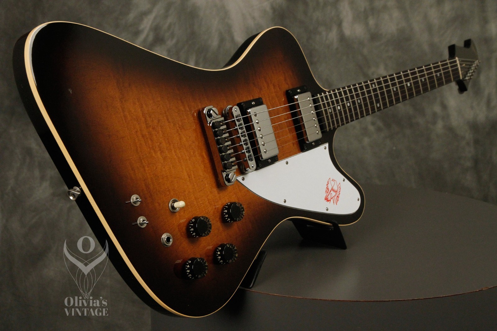 all original 1981 Gibson FIREBIRD II RD Artist Antique Sunburst w/PAPERS