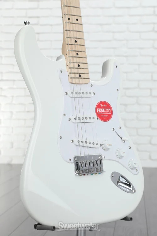 Squier Sonic Stratocaster HT Electric Guitar – Arctic White