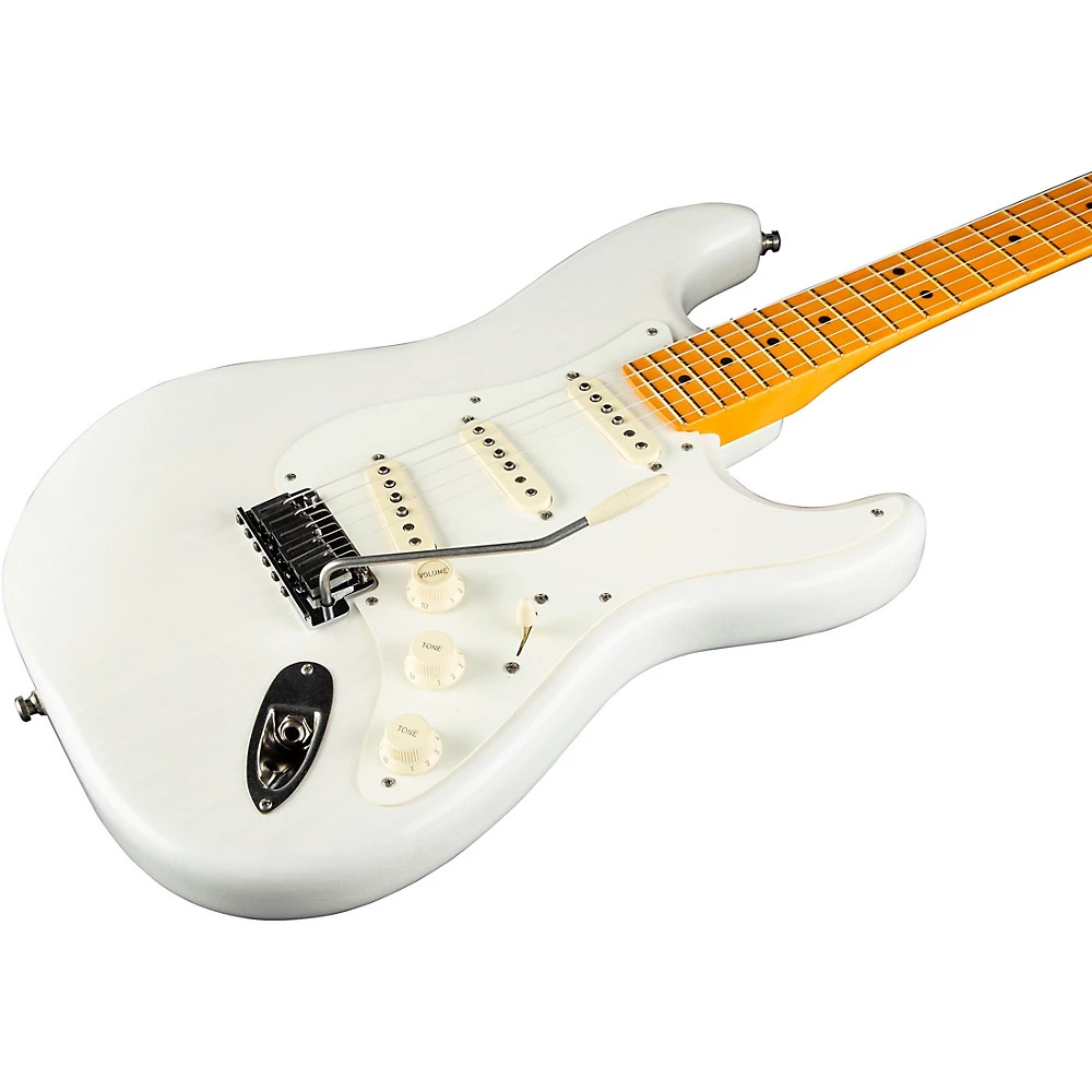 Fender American Ultra Luxe Vintage ’50s Stratocaster Maple FB Guitar White Blond