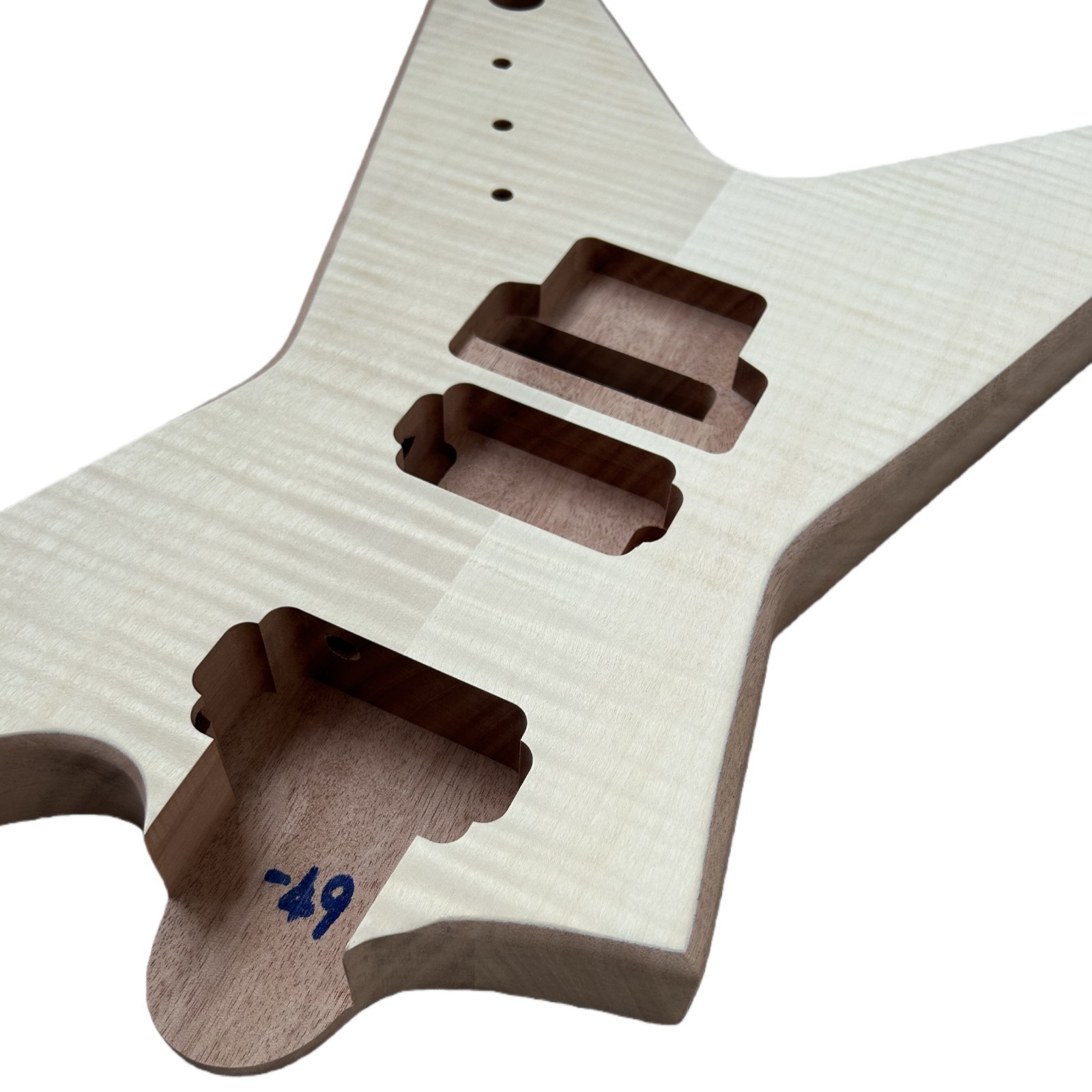 DIY Electric Guitar Kit Dimebag Stealth Style Mahogany Body Rosewood Fretboard
