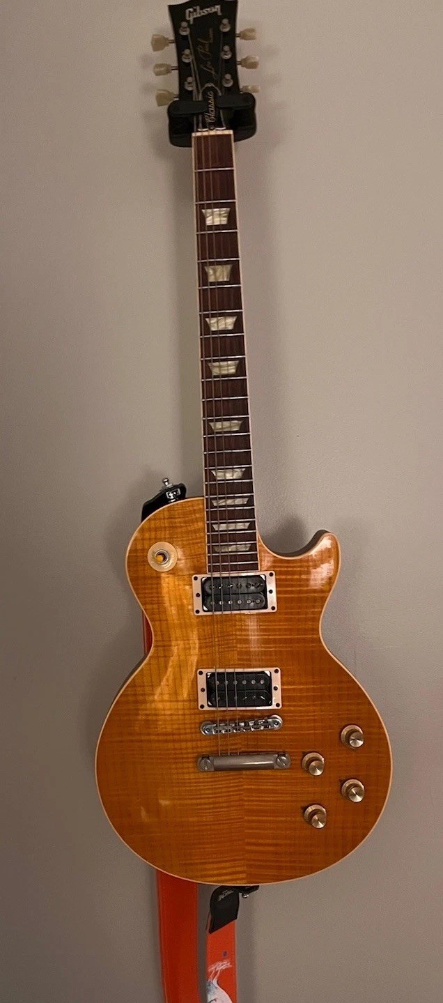 1994 Gibson Les Paul Classic Premium Plus Trans Amber w/ Hard Case