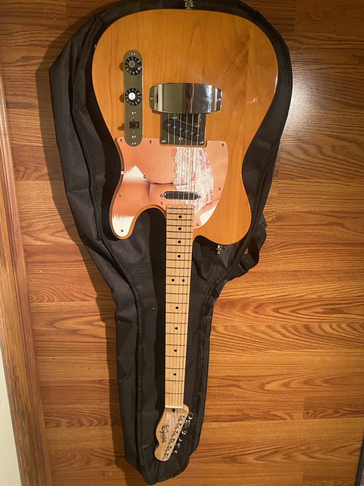 Natural Finish Squire By Fender Telecaster Classic