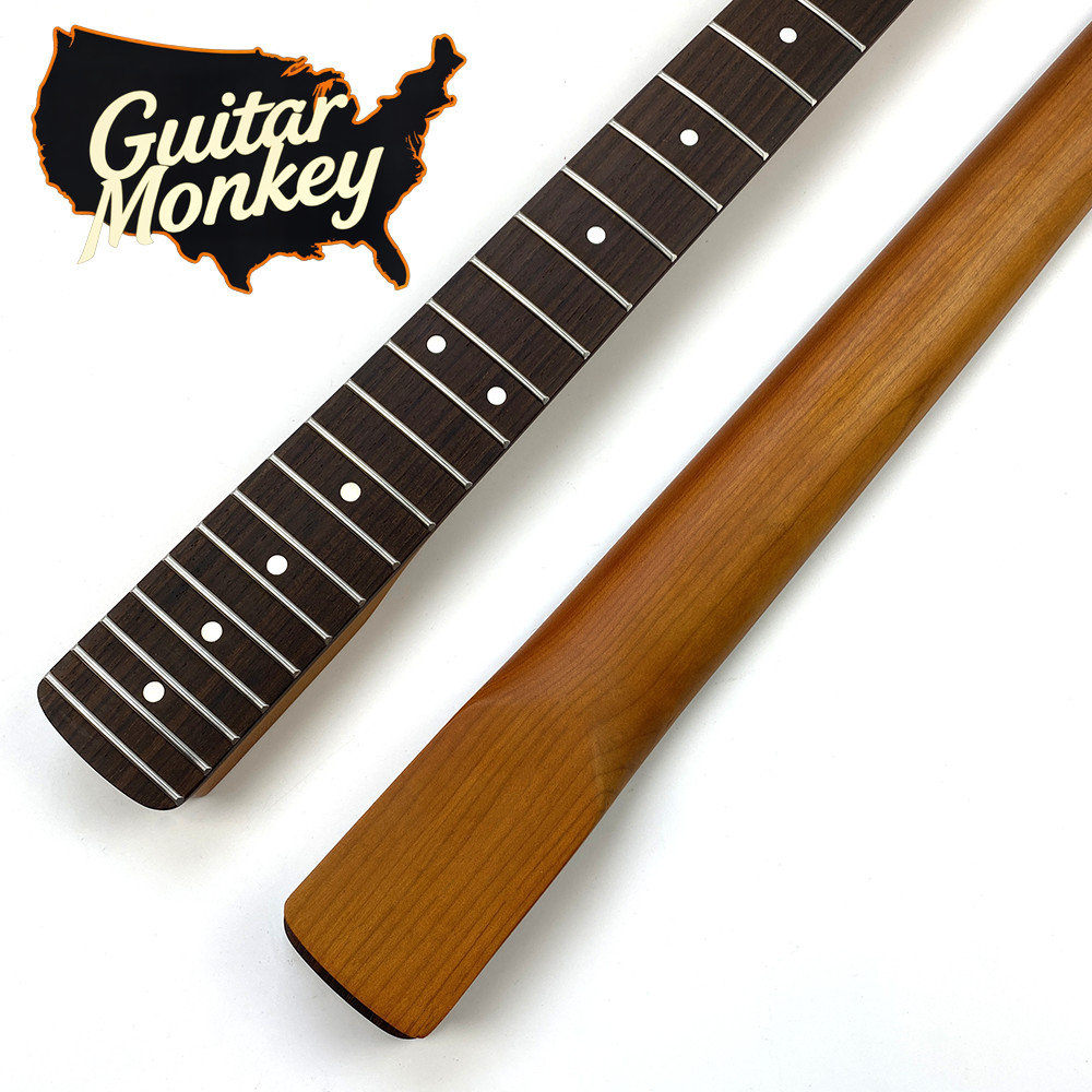 Roasted Maple Rosewood Slab Stratocaster Jumbo Rolled Frets Bone Nut Satin Nitro