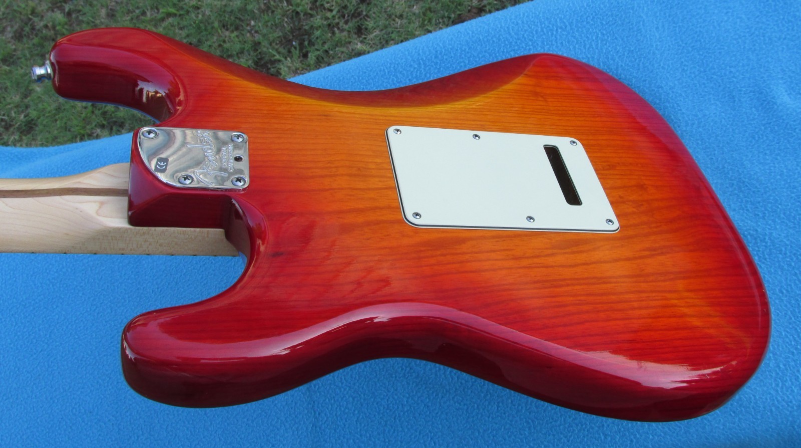 Fender American Deluxe ASH Stratocaster 2013-N3 Pickups-Maple-Aged Cherry-L@@K!