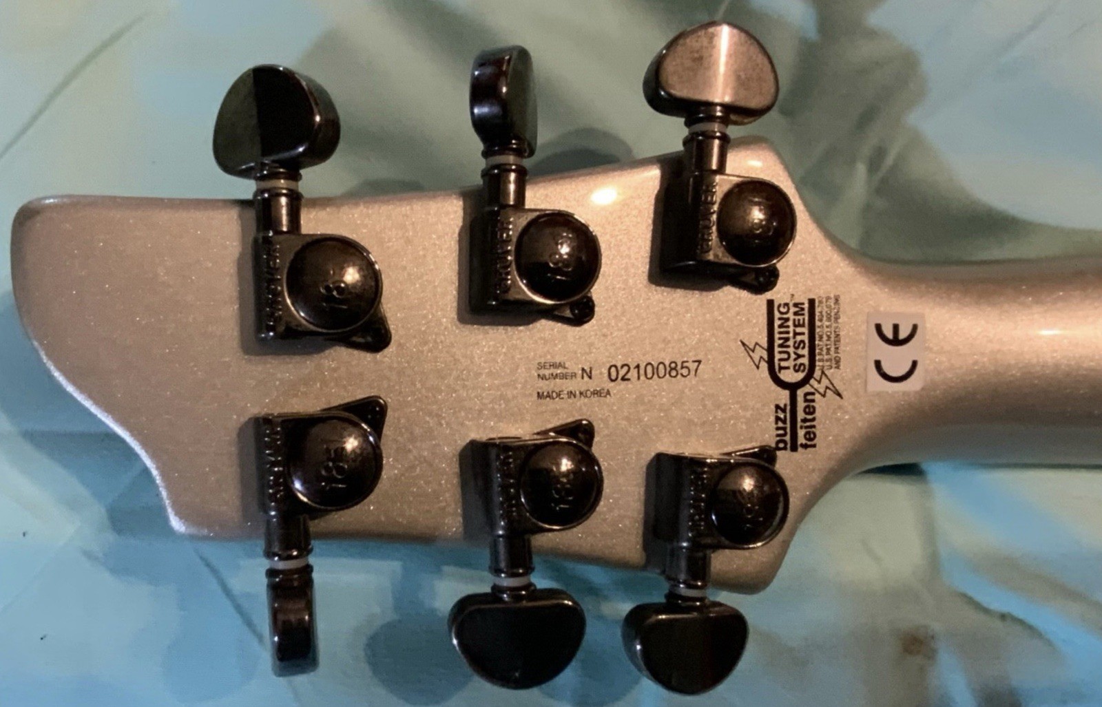 ⚠️ 1 DAY SALE! 2002 Washburn Tabu TB-400 In Pewter! Head Hunter PUs! Rare Model!