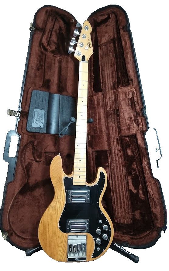 Vintage 1982 Peavey T-40 Ash&Maple Needs Restrung Very Good Condition w/Hardcase