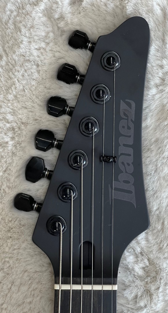 Ibanez AZ Electric Guitar Model AZ41B1BKF w/Gig Bag, Black Flat Finish