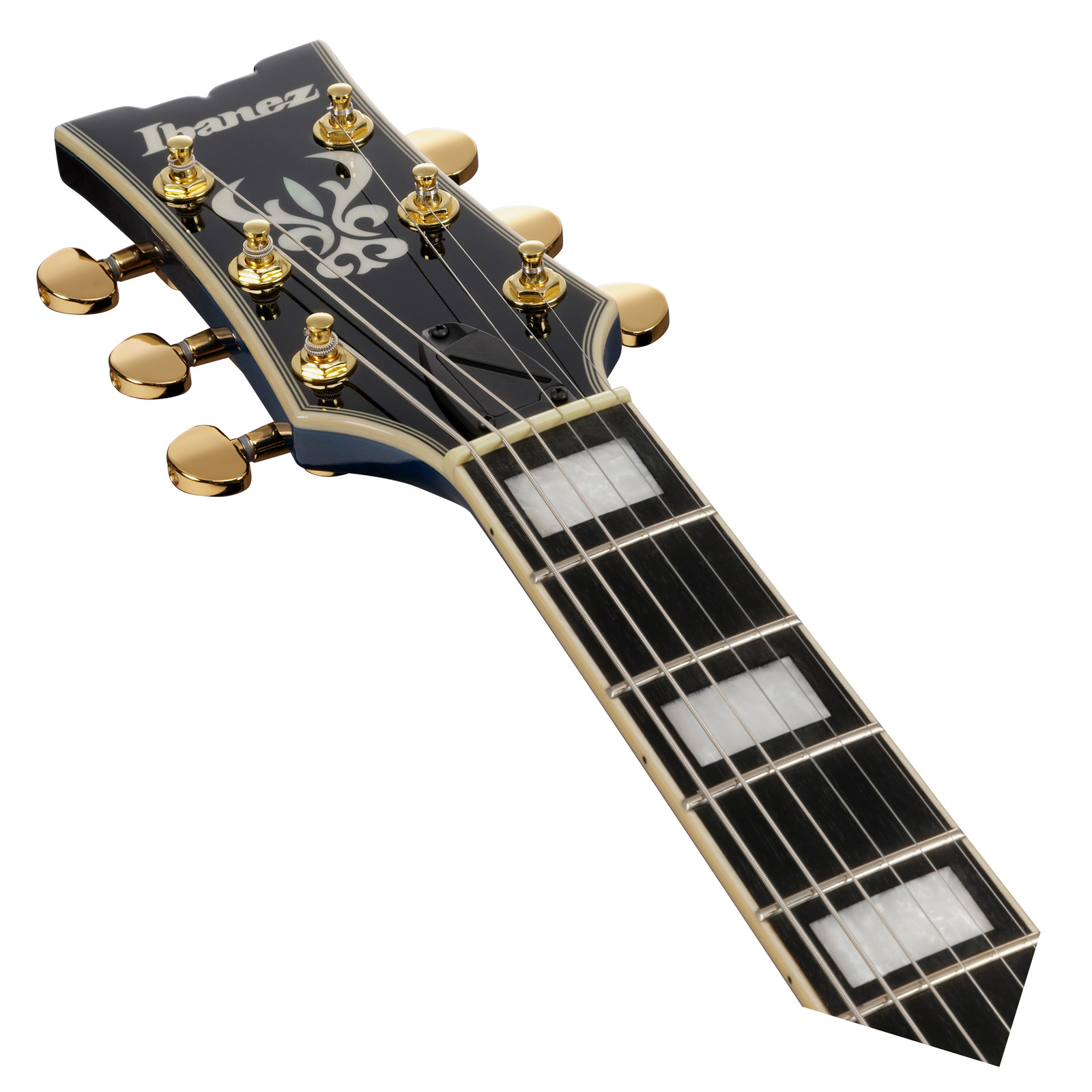 Used Ibanez AM93QA AM Artcore Expressionist Semi-Hollow Guitar – Jet Blue Burst