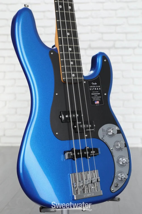 Fender American Ultra II Precision Bass – Noble Blue