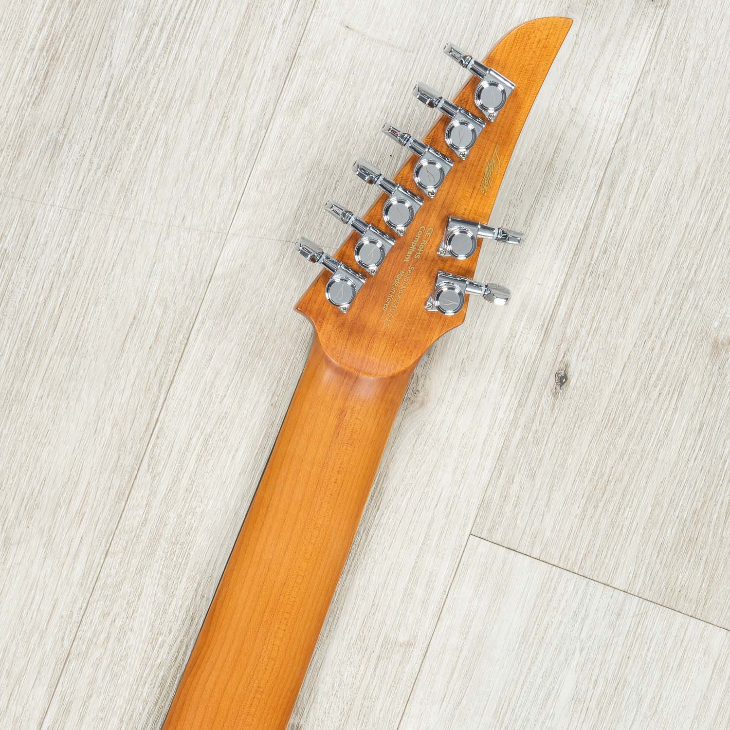 Legator N8FOD Ninja Overdrive Multi-Scale 8-String Guitar, Arctic Blue