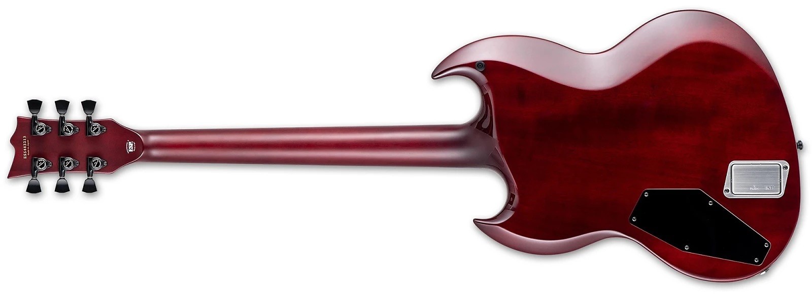 ESP E-II Viper Electric Guitar See Thru Black Cherry + ESP Case – B-Stock – EII