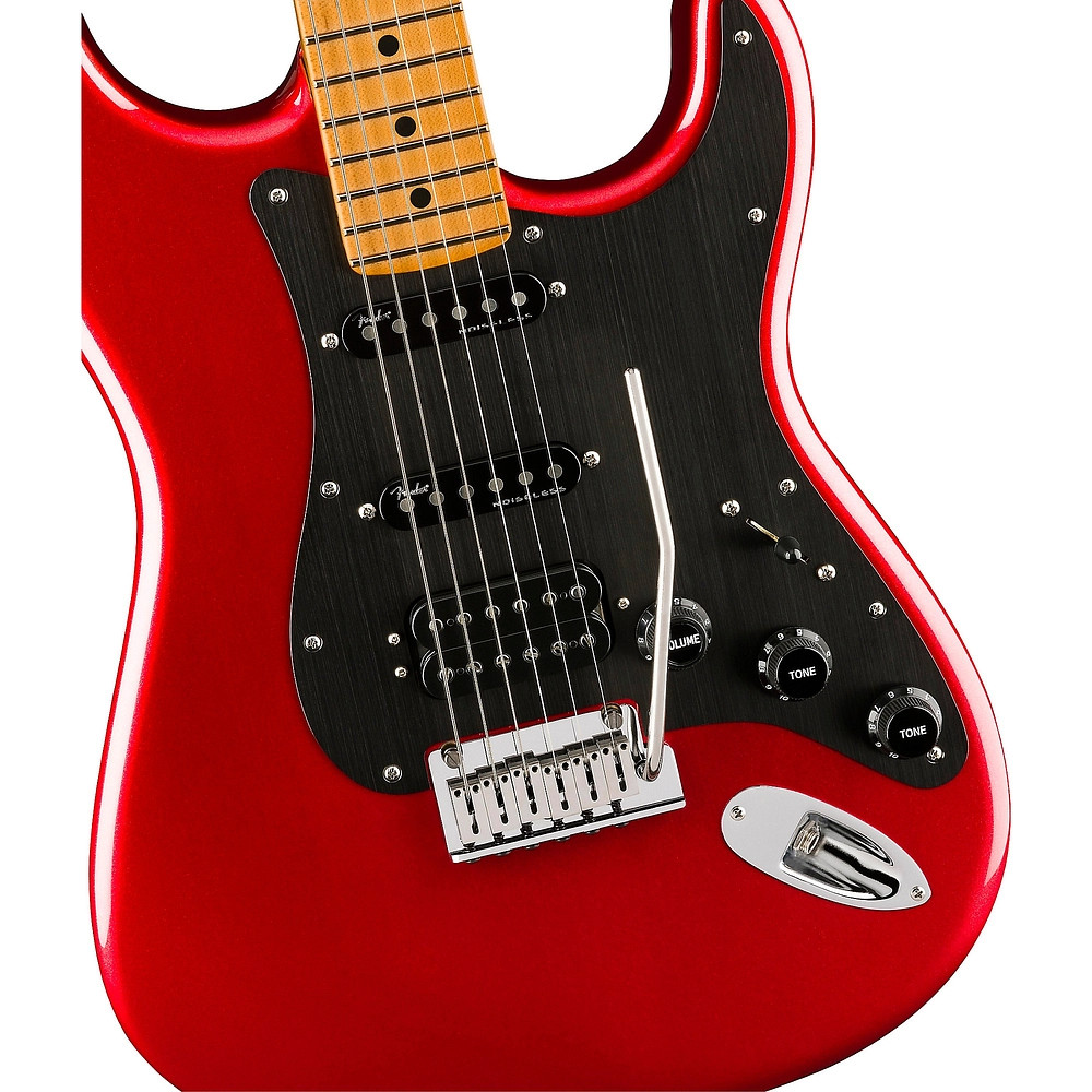 Fender American Ultra II Stratocaster HSS Maple FB Guitar Sinister Red