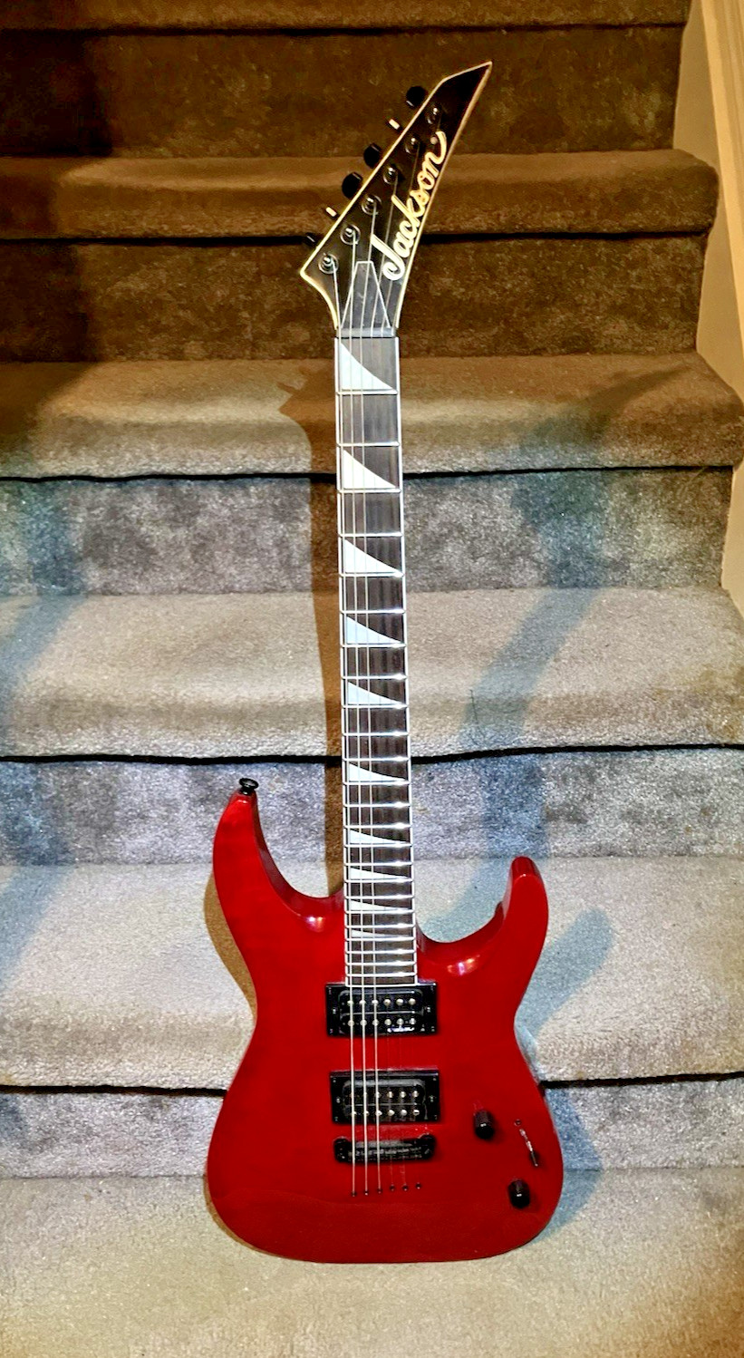 Jackson JS Series JS32TQ DKA Dinky Archtop with Amaranth Fretboard Red + Bag