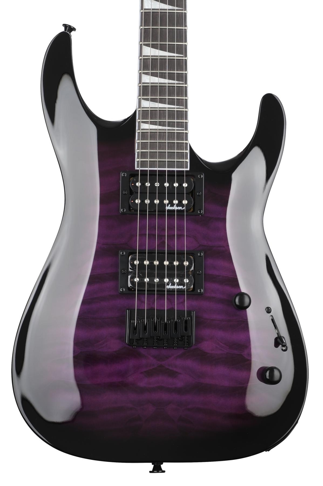 Jackson JS Series Dinky Arch Top JS32Q DKA HT Electric Guitar – Transparent